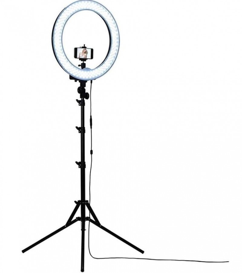 26cm RING LIGHT+7ft TRIPOD STAND + MOBILE PHONE HOLDER for videos, photography