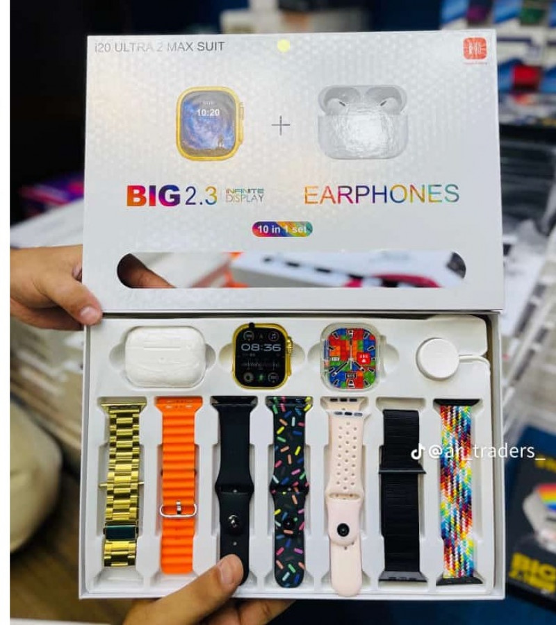 Smart Watch Ultra Max  with Earphone