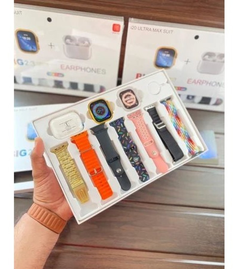 Smart Watch Ultra Max  with Earphone