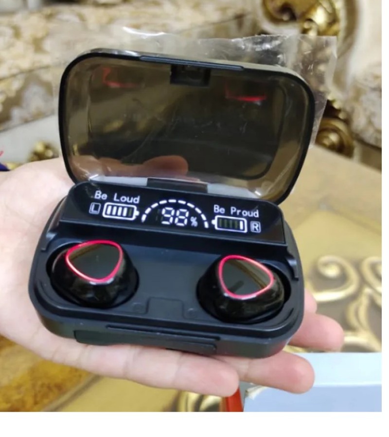 M10 TWS Bluetooth 5.1 Headphones LED Touch Control Wireless Earphone With Microphone 9D