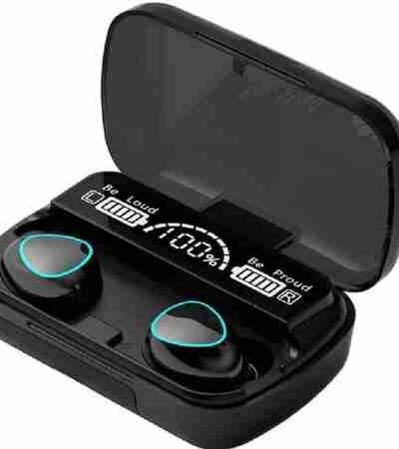 M10 TWS Bluetooth 5.1 Headphones LED Touch Control Wireless Earphone With Microphone 9D