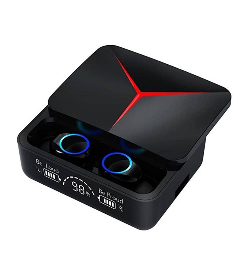 M90 PRO EARBUDS TWS BLUETOOTH 5.2 HEADPHONES TOUCH CONTROL EARPHONES LED DISPLAY HEADSET 9D HIFI QUAILTY