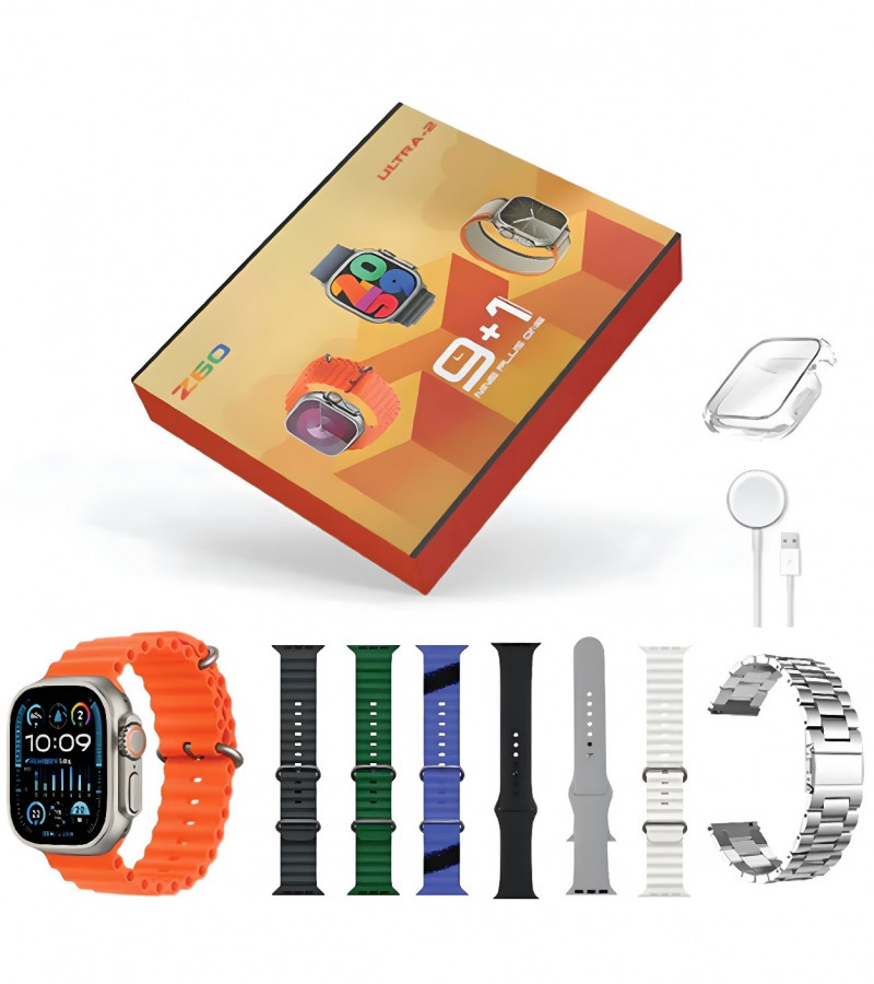 New 7 in 1 Ultra Smartwatch Full HD Display 49mm Dial Size Always On Display
