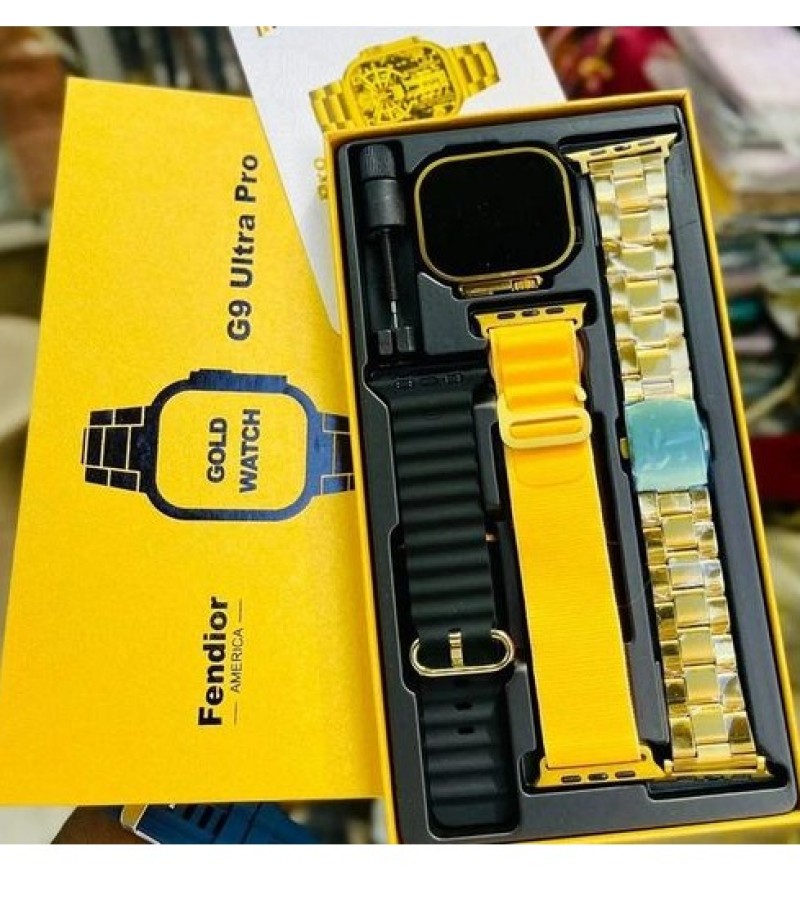 NEW G9 ULTRA PRO GOLD COLOR EDITION SERIES 9 SMART WATCH