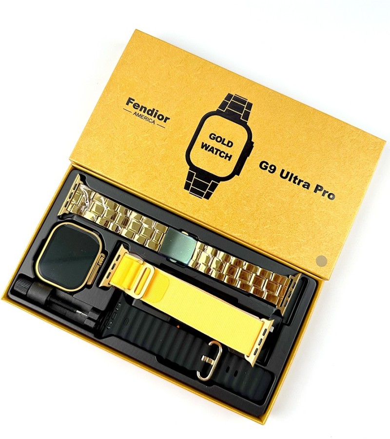 NEW G9 ULTRA PRO GOLD COLOR EDITION SERIES 9 SMART WATCH