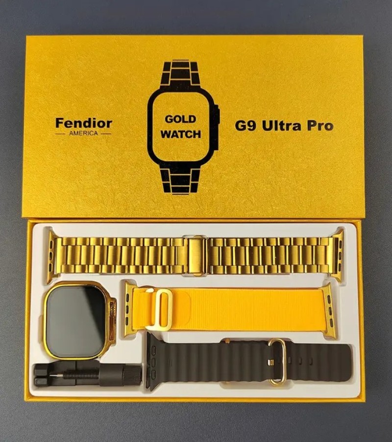 NEW G9 ULTRA PRO GOLD COLOR EDITION SERIES 9 SMART WATCH
