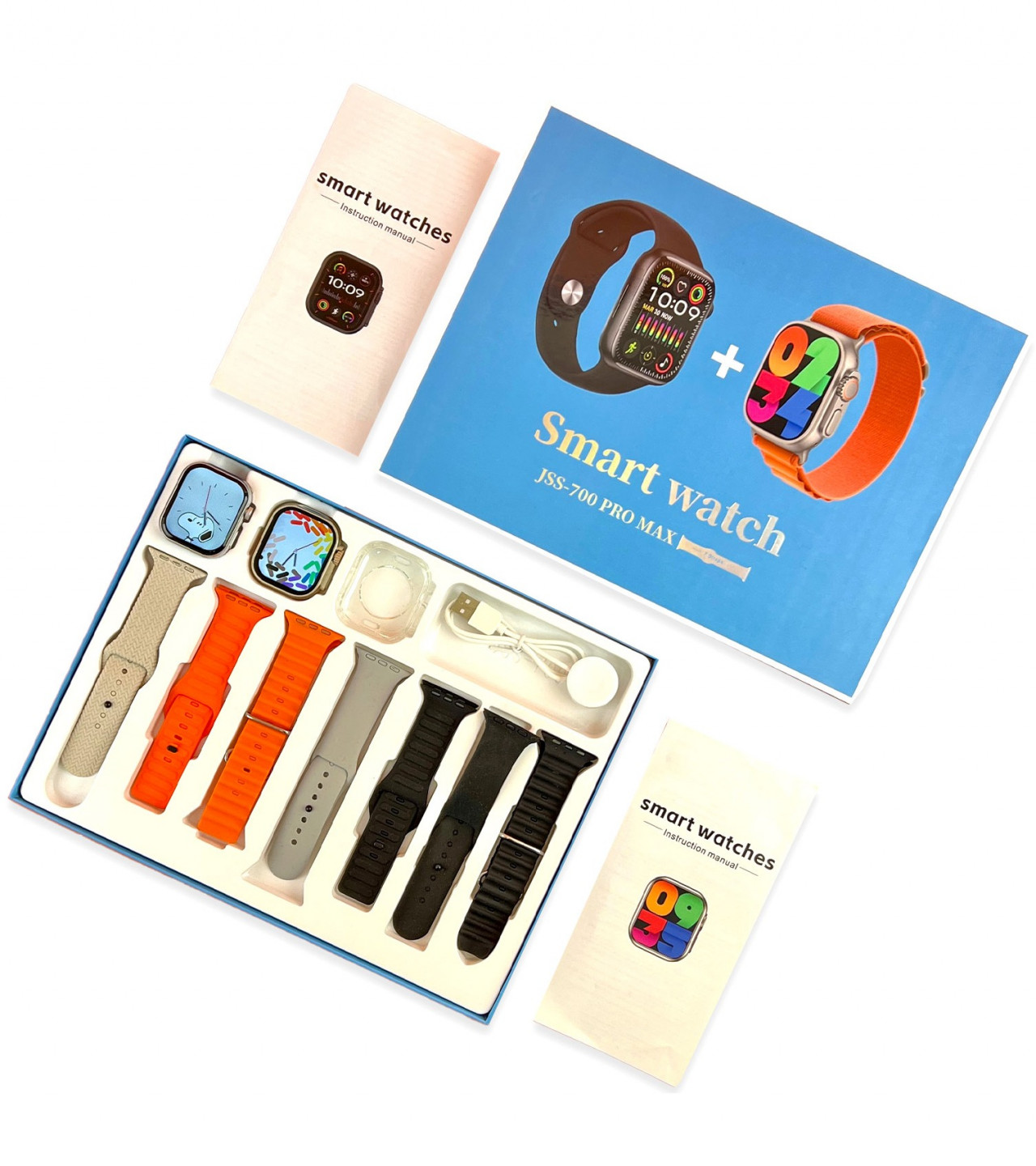 Ultra 2 Suit Max Watch 9 Dual Smart Watches 11 In 1 2Watch/7 Straps