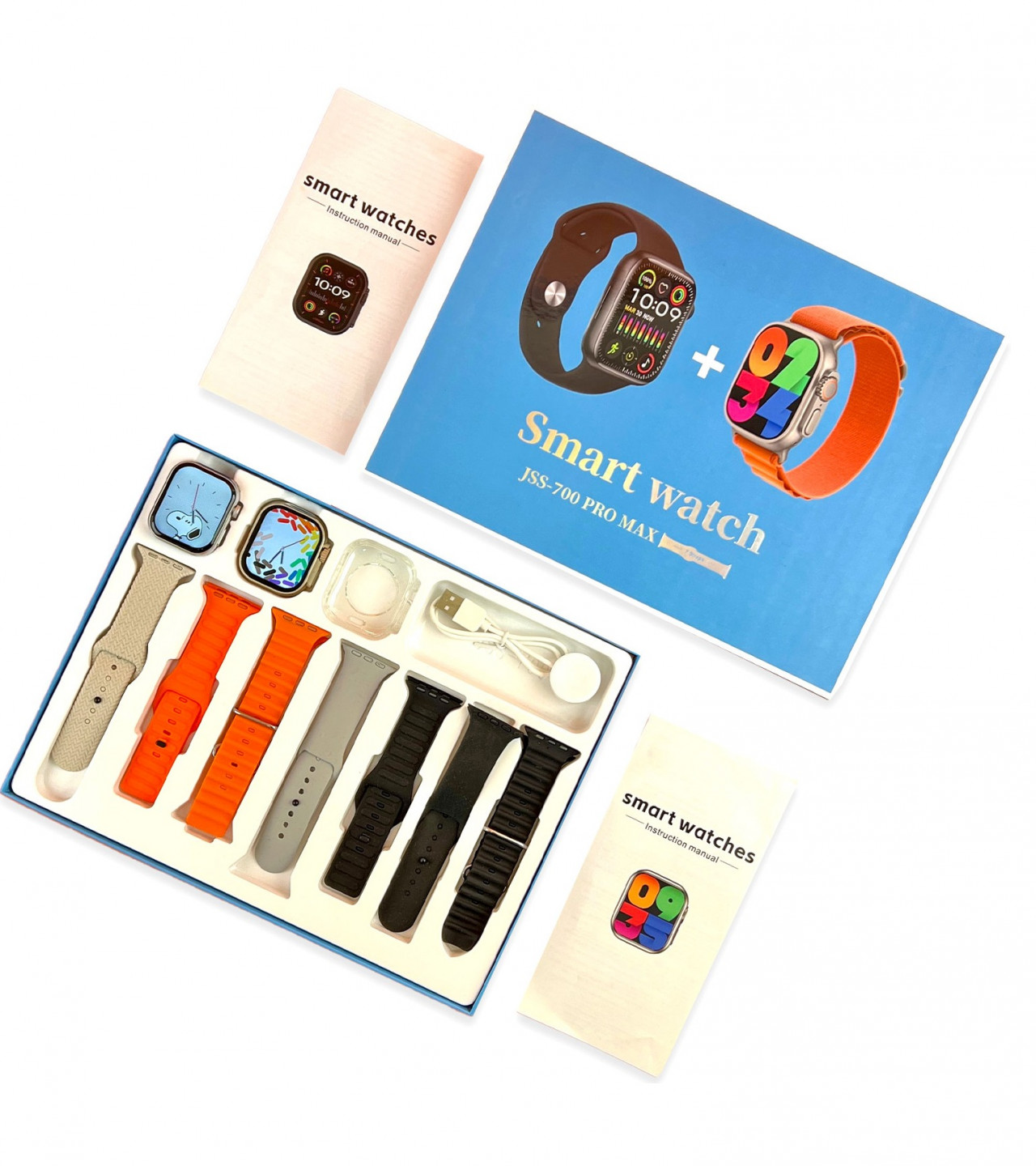 Ultra 2 Suit Max Watch 9 Dual Smart Watches 11 In 1 2Watch/7 Straps
