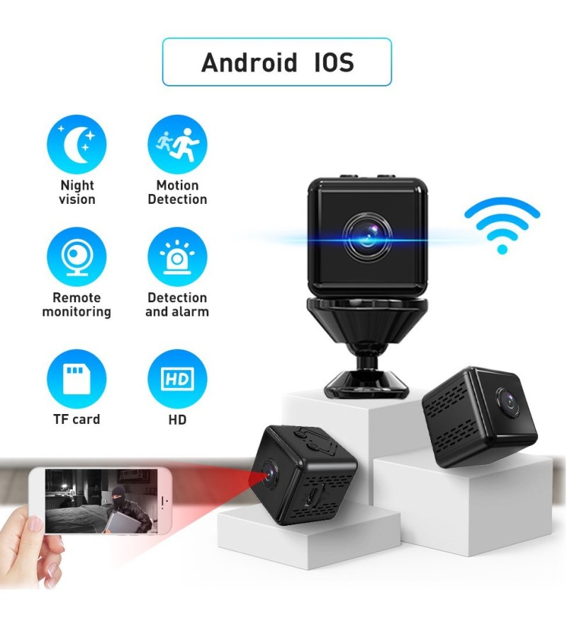 X9 1080p Hd 2mp Magnetic Wifi Mini Camera FtyCamPro App